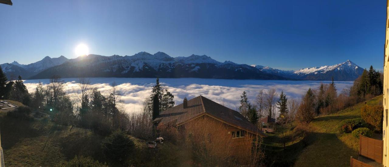 Wohnung Mit See Und Bergsicht Im Vier Sterne Hotel Beatenberg Bagian luar foto