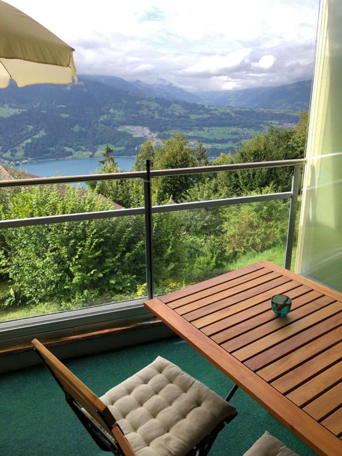 Wohnung Mit See Und Bergsicht Im Vier Sterne Hotel Beatenberg Bagian luar foto